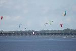 Kite Surfing At Sandgate Beach