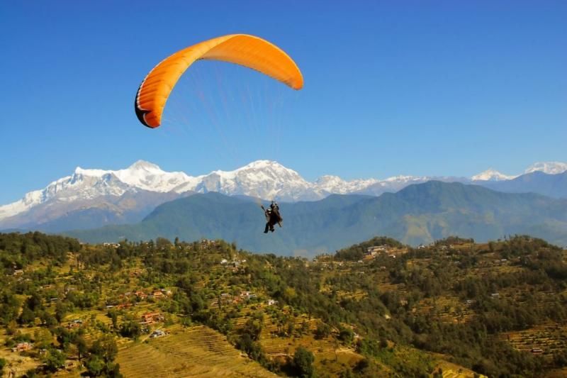 Paragliding At Bir